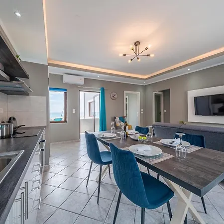 Luxury Sea View Apartment In Kolimvari Exterior photo